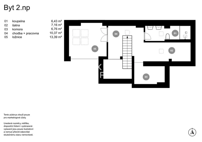 Prodej bytu 3+kk, Praha - Staré Město, Haštalská, 119 m2