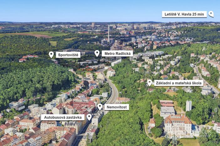 Prodej bytu 2+1, Praha - Smíchov, Radlická, 57 m2