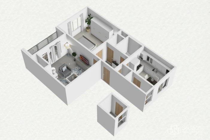 Prodej bytu 2+1, Praha - Smíchov, Radlická, 57 m2