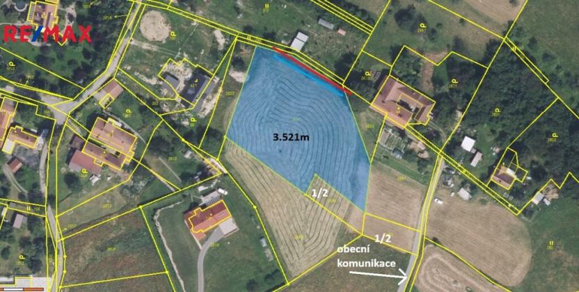 Prodej pozemku pro bydlení, Vračovice-Orlov, 3521 m2