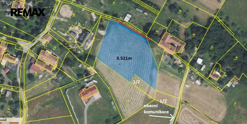 Prodej pozemku pro bydlení, Vračovice-Orlov, 3521 m2