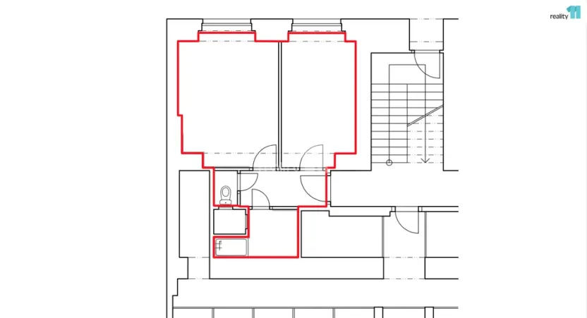 Prodej bytu 2+kk, Praha - Smíchov, Zoubkova, 38 m2