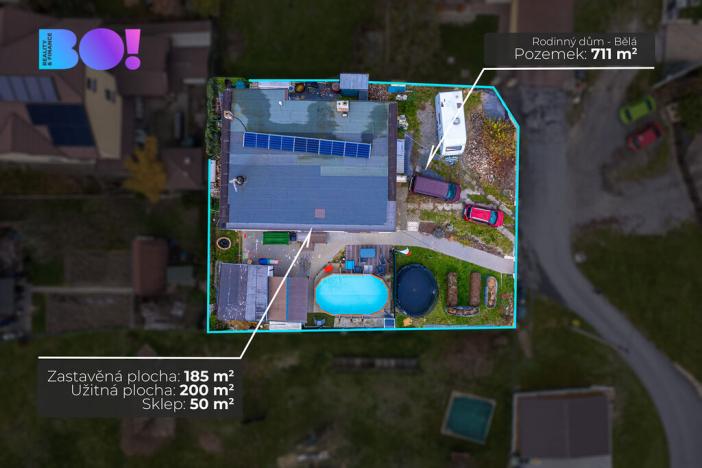 Prodej rodinného domu, Bělá, 200 m2