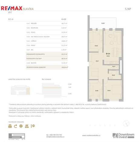 Prodej bytu 4+kk, Brno, Antonína Slavíka, 91 m2