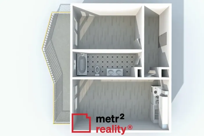 Pronájem bytu 2+kk, Olomouc, U solných mlýnů, 65 m2
