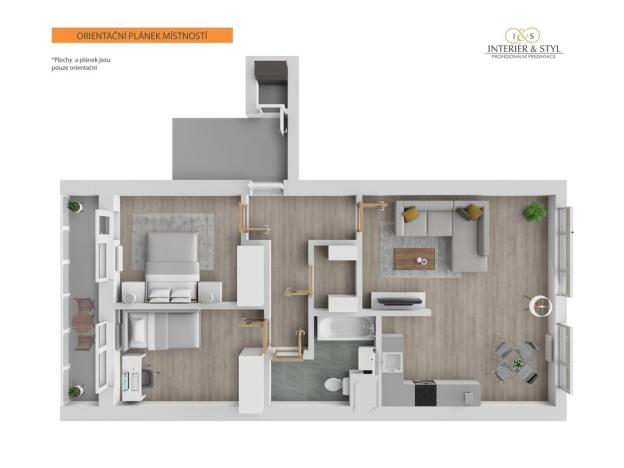 Prodej bytu 3+kk, Praha - Krč, Štúrova, 72 m2