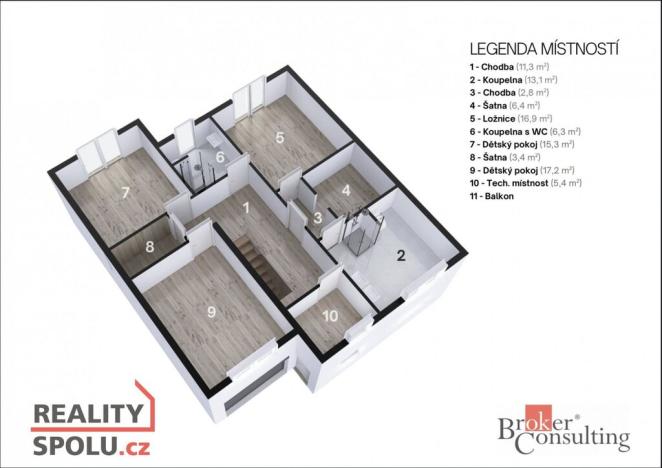 Prodej rodinného domu, Kunštát, Sportovní, 181 m2