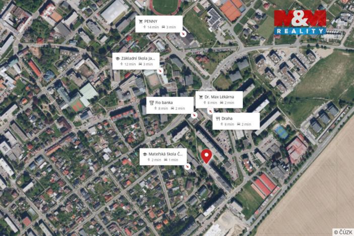 Pronájem bytu 2+1, Rychnov nad Kněžnou, Mírová, 55 m2