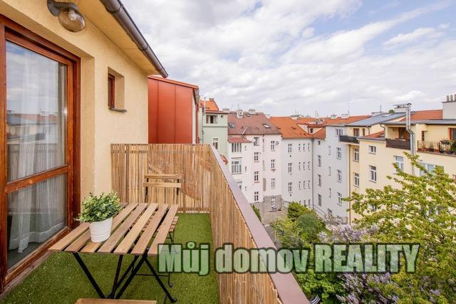 Pronájem bytu 2+kk, Praha - Smíchov, U Santošky, 50 m2