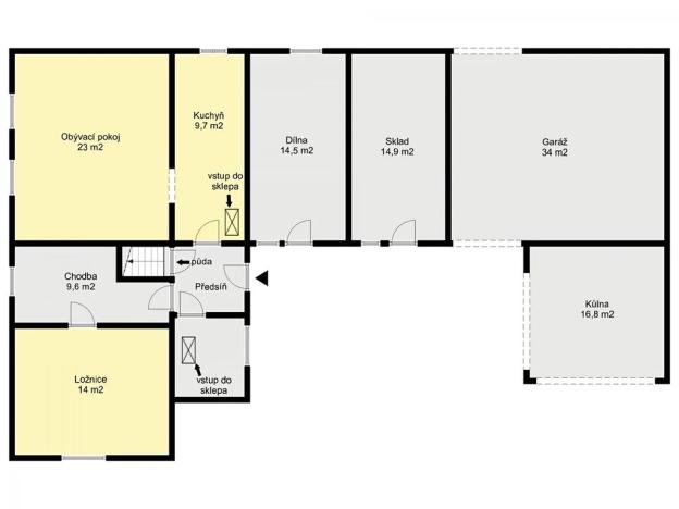 Prodej rodinného domu, Staňkovice, 96 m2