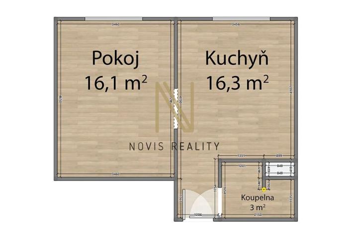 Pronájem bytu 1+1, Klatovy, Pod Hůrkou, 35 m2