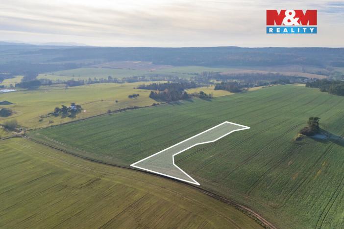 Prodej pole, Zemětice, 3590 m2