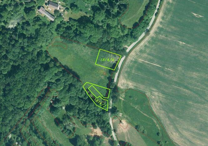 Prodej pozemku, Úterý - Vidžín, 3000 m2