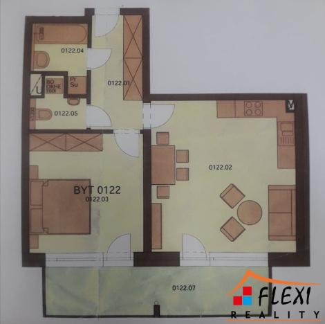 Pronájem bytu 2+kk, Frýdek-Místek, Nové Dvory-Podhůří, 61 m2