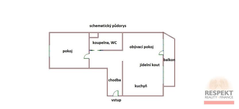 Pronájem bytu 2+1, Kladno, Vojtěcha Lanny, 51 m2
