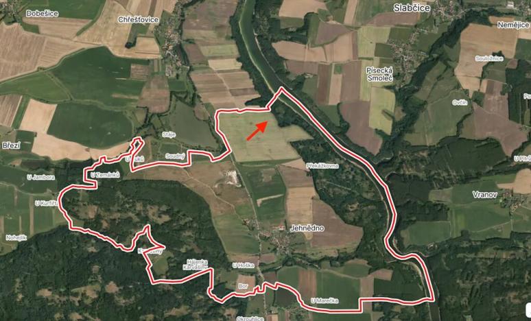 Prodej pole, Albrechtice nad Vltavou, 28432 m2