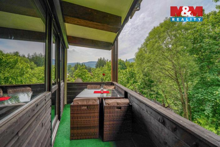 Pronájem bytu 2+kk, Železná Ruda - Alžbětín, 53 m2