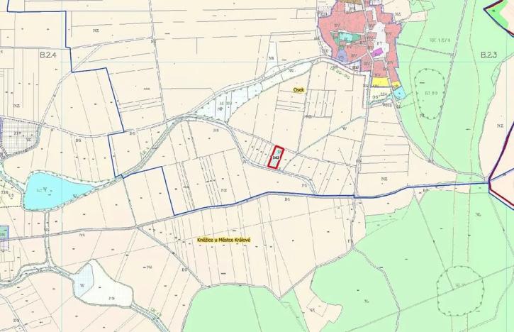 Prodej pole, Kněžice, 5667 m2