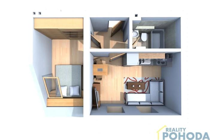 Prodej bytu 2+kk, Choceň, Peliny, 35 m2