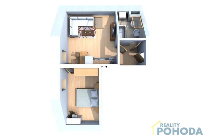 Prodej bytu 2+kk, Choceň, Peliny, 35 m2