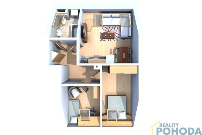 Prodej bytu 3+kk, Choceň, Peliny, 64 m2