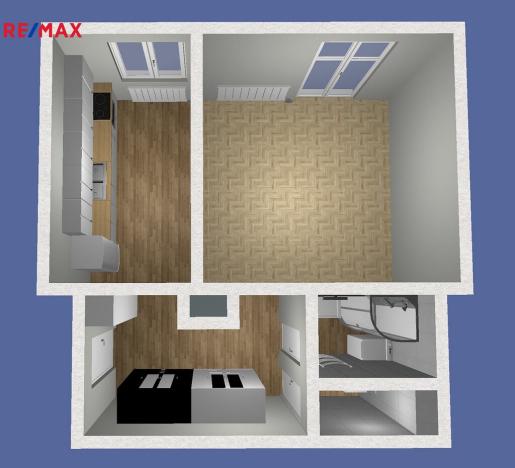 Pronájem bytu 1+1, Ostrava - Poruba, Čs. exilu, 40 m2