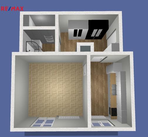 Pronájem bytu 1+1, Ostrava - Poruba, Čs. exilu, 40 m2