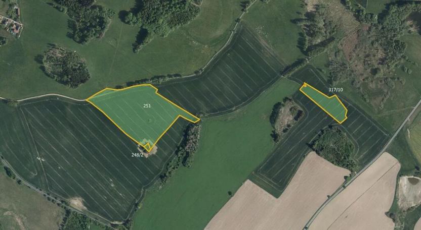 Prodej pole, Řídelov, 68053 m2