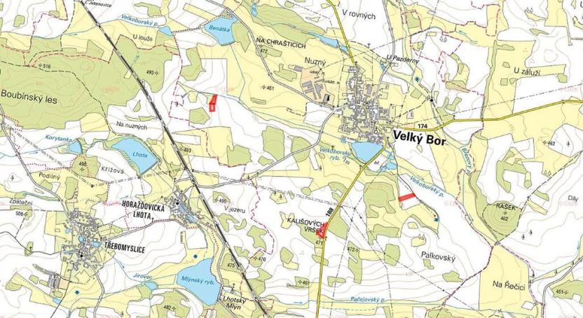 Prodej pole, Velký Bor, 11261 m2