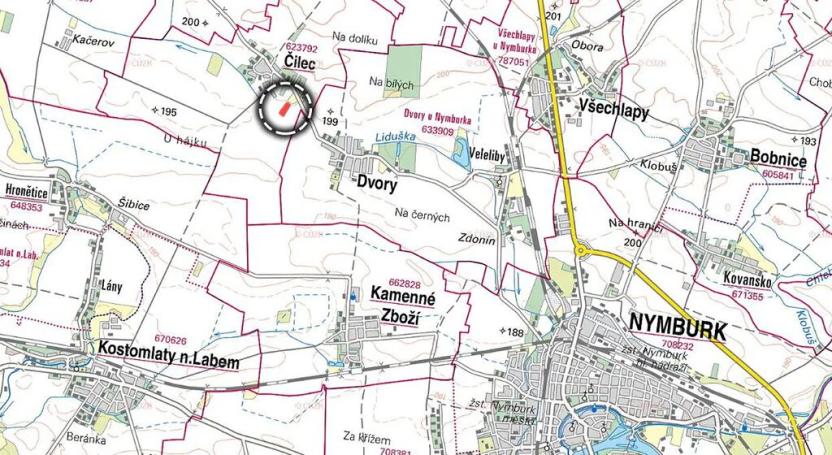 Prodej pole, Čilec, 5510 m2