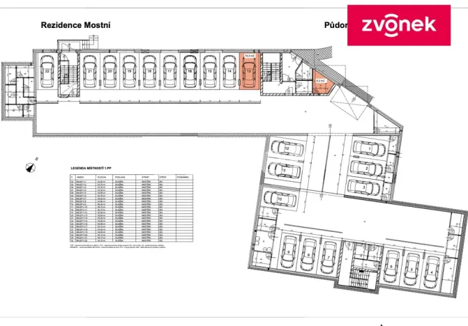 Pronájem bytu 3+kk, Zlín, Mostní, 82 m2