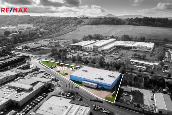 Pronájem obchodního prostoru, Ústí nad Labem - Všebořice, Podhoří, 1210 m2