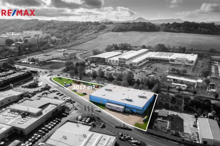 Pronájem obchodního prostoru, Ústí nad Labem - Všebořice, Podhoří, 1210 m2