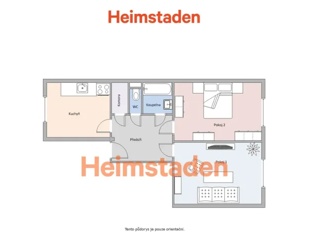 Pronájem bytu 2+1, Havířov - Město, Janáčkova, 73 m2