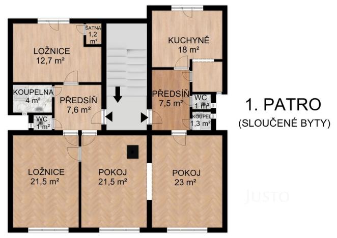 Prodej vícegeneračního domu, Písek, Harantova, 454 m2