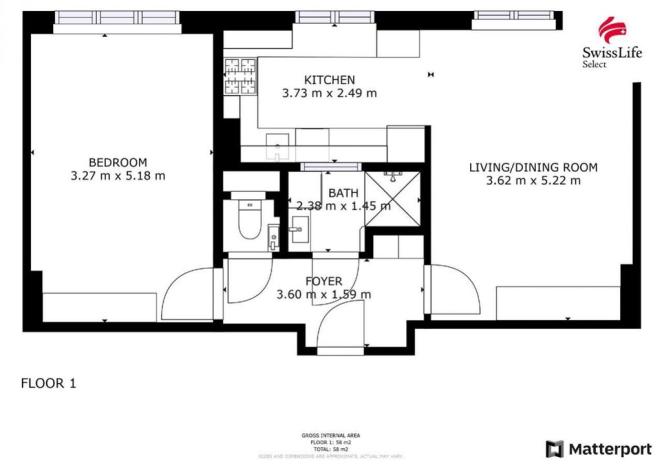 Pronájem bytu 2+kk, Břidličná, Komenského, 49 m2