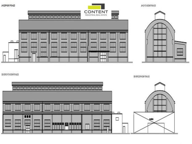 Pronájem výrobních prostor, Kladno - Dubí, Dubská, 1542 m2