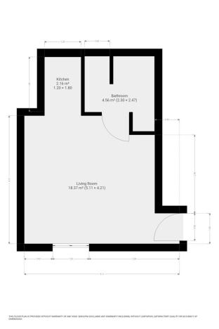 Pronájem bytu 1+kk, Praha - Libeň, Na Rokytce, 25 m2