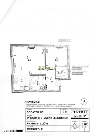 Prodej bytu 3+kk, Praha, Milotická, 68 m2