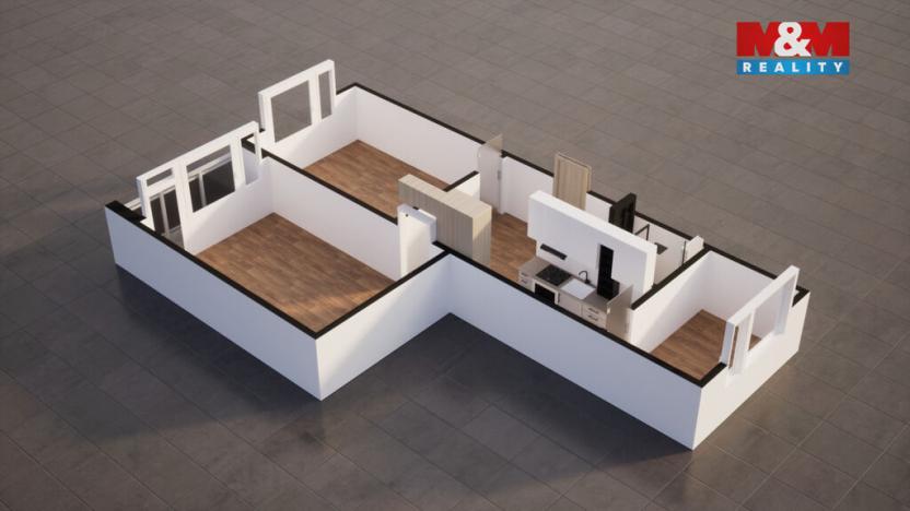 Prodej bytu 3+1, Děčín - Děčín III-Staré Město, Jezdecká, 60 m2