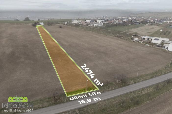 Prodej pozemku pro bydlení, Mistřice - Javorovec, 2474 m2