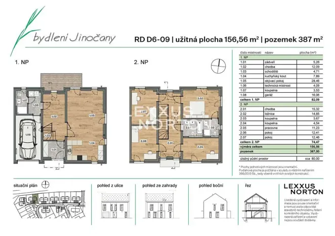 Prodej rodinného domu, Jinočany, Emy Destinové, 157 m2