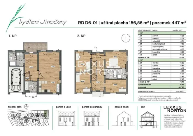 Prodej rodinného domu, Jinočany, Emy Destinové, 157 m2