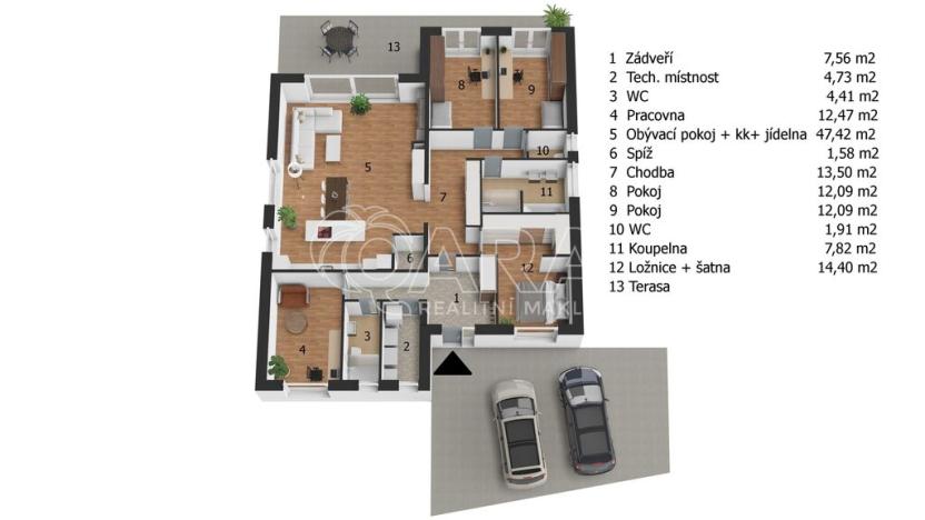 Prodej pozemku pro bydlení, Horky nad Jizerou, 984 m2