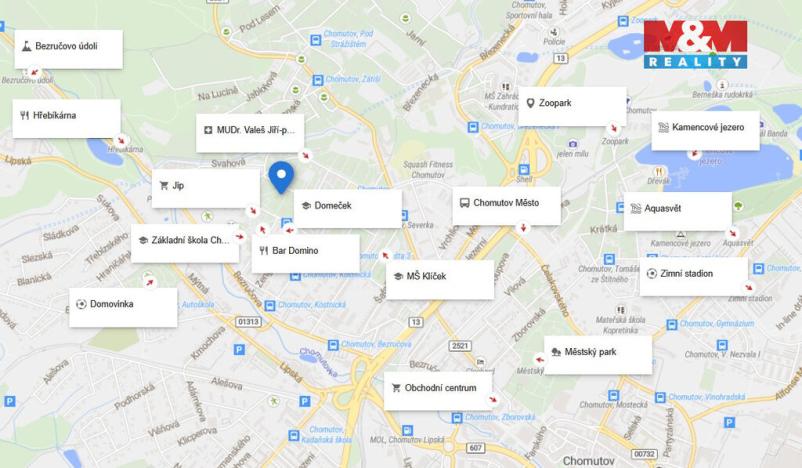 Prodej bytu 3+1, Chomutov, Havlíčkova, 62 m2