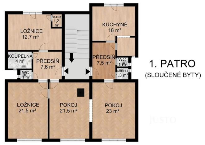 Prodej vícegeneračního domu, Písek, Harantova, 454 m2