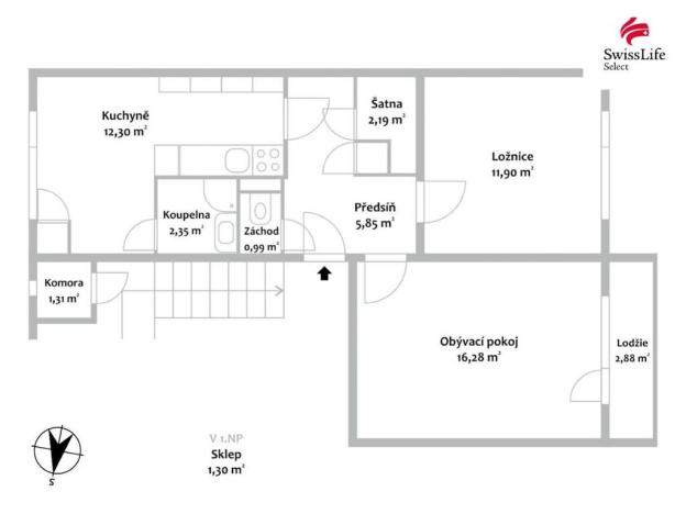 Prodej bytu 2+1, Tišnov, Halasova, 53 m2
