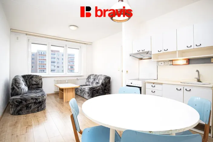 Pronájem bytu 2+kk, Brno - Bohunice, Spodní, 44 m2