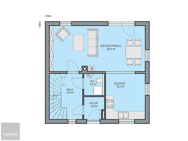 Prodej rodinného domu, Tuřice, 97 m2