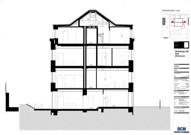 Prodej pozemku pro bydlení, Praha - Hlubočepy, Nad Zlíchovem, 1490 m2